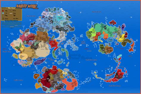 map of naruto world